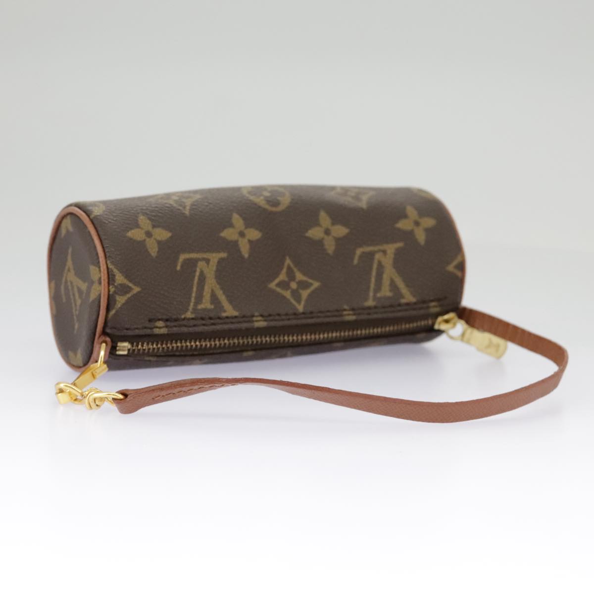 LOUIS VUITTON Monogram Papillon Pouch Pouch LV Auth 96911