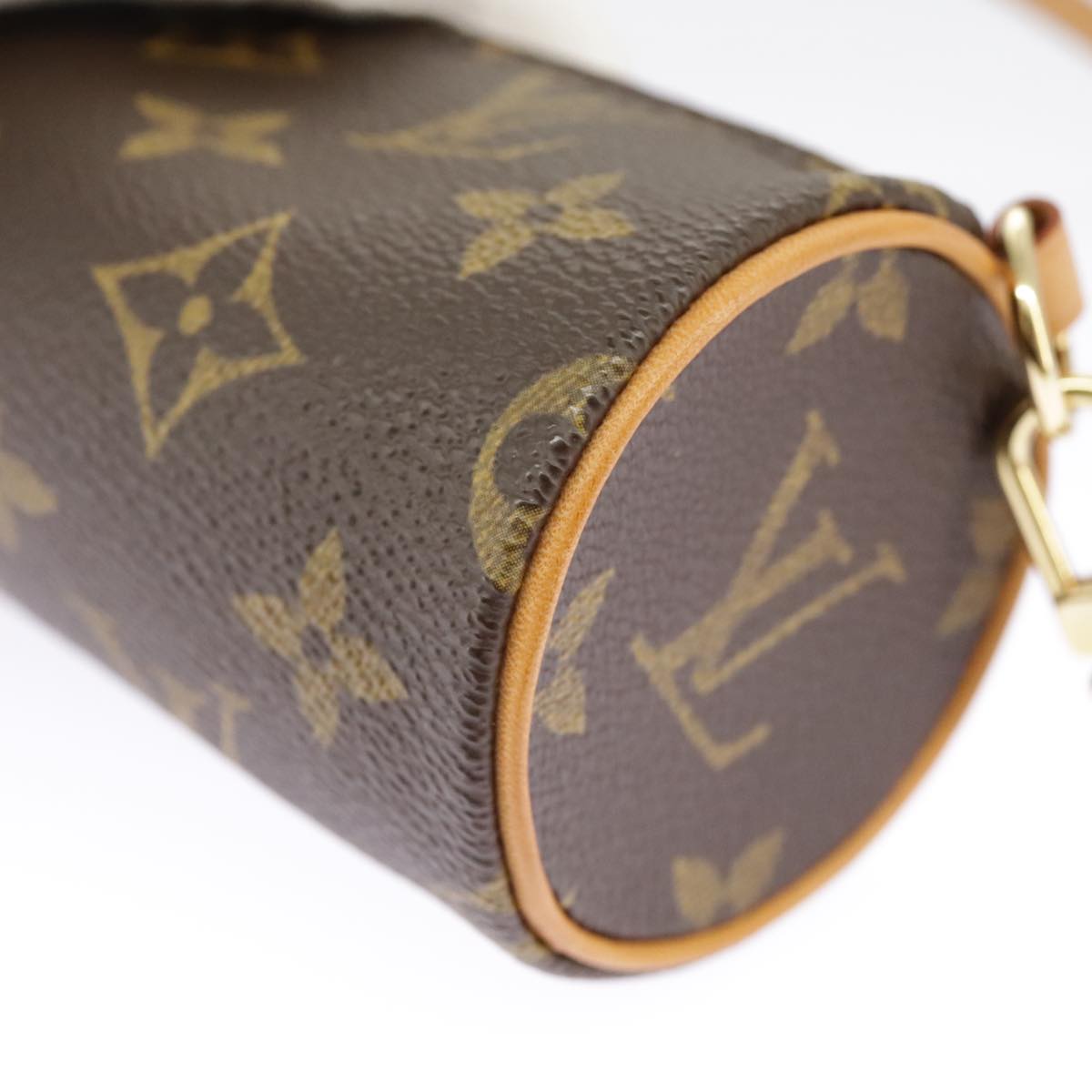 LOUIS VUITTON Monogram Papillon Pouch LV Auth 96912