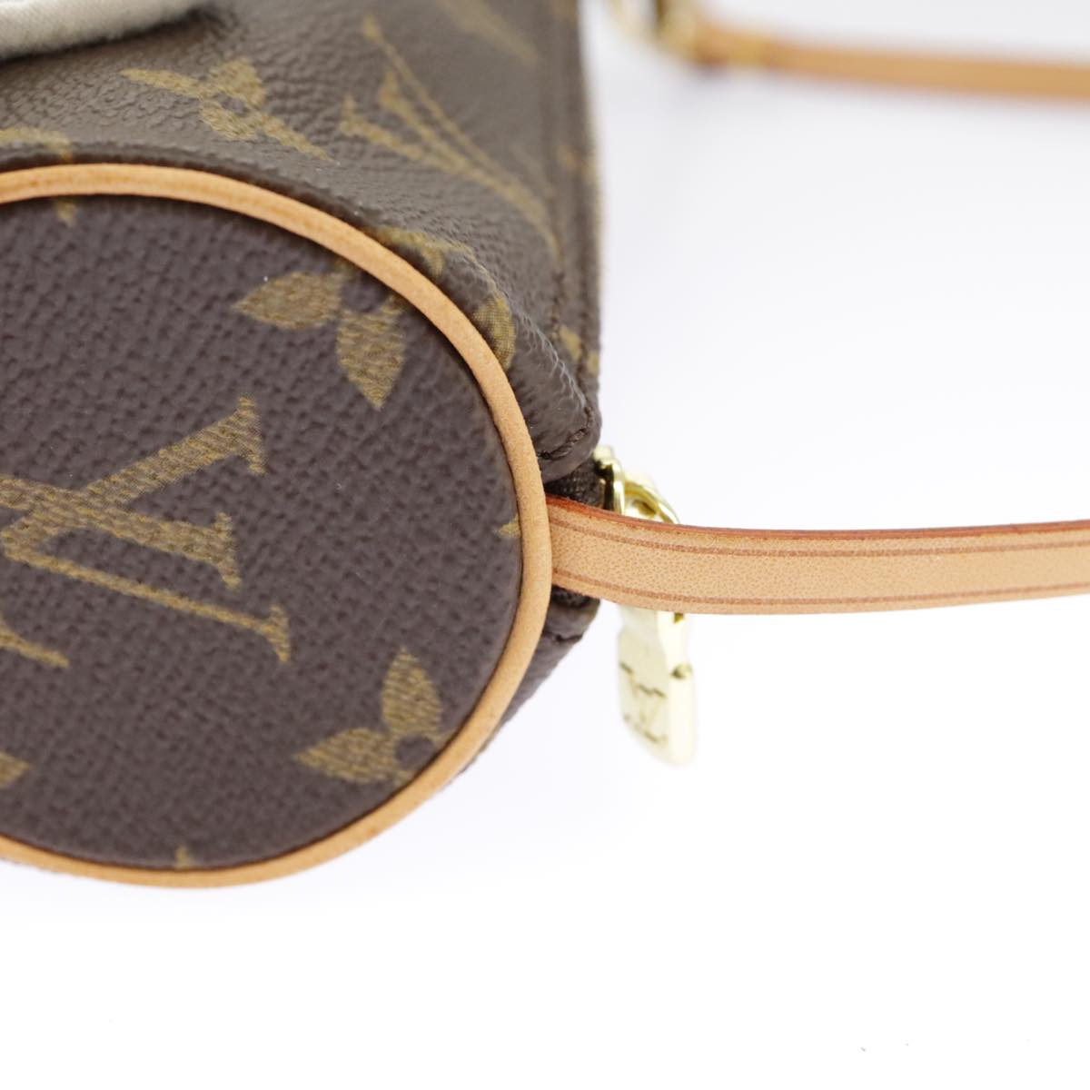 LOUIS VUITTON Monogram Papillon Pouch LV Auth 96912