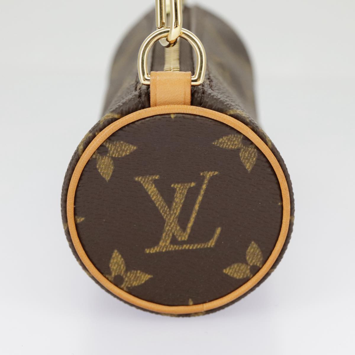 LOUIS VUITTON Monogram Papillon Pouch LV Auth 96912