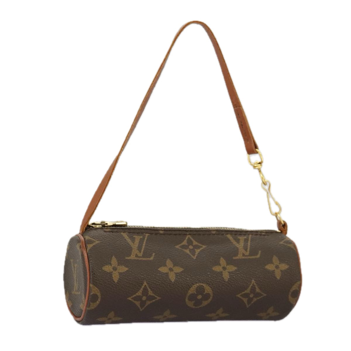 LOUIS VUITTON Monogram Papillon Pouch LV Auth 96927