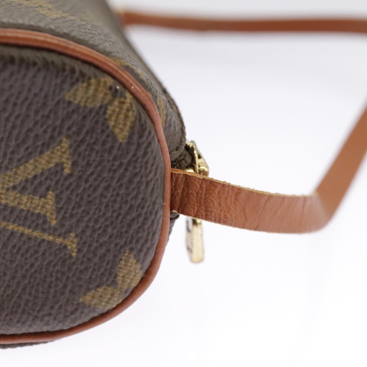 LOUIS VUITTON Monogram Papillon Pouch LV Auth 96927