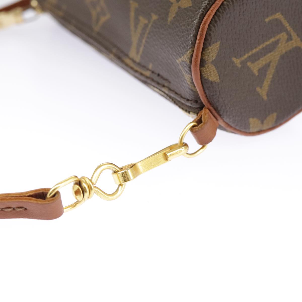 LOUIS VUITTON Monogram Papillon Pouch LV Auth 96927