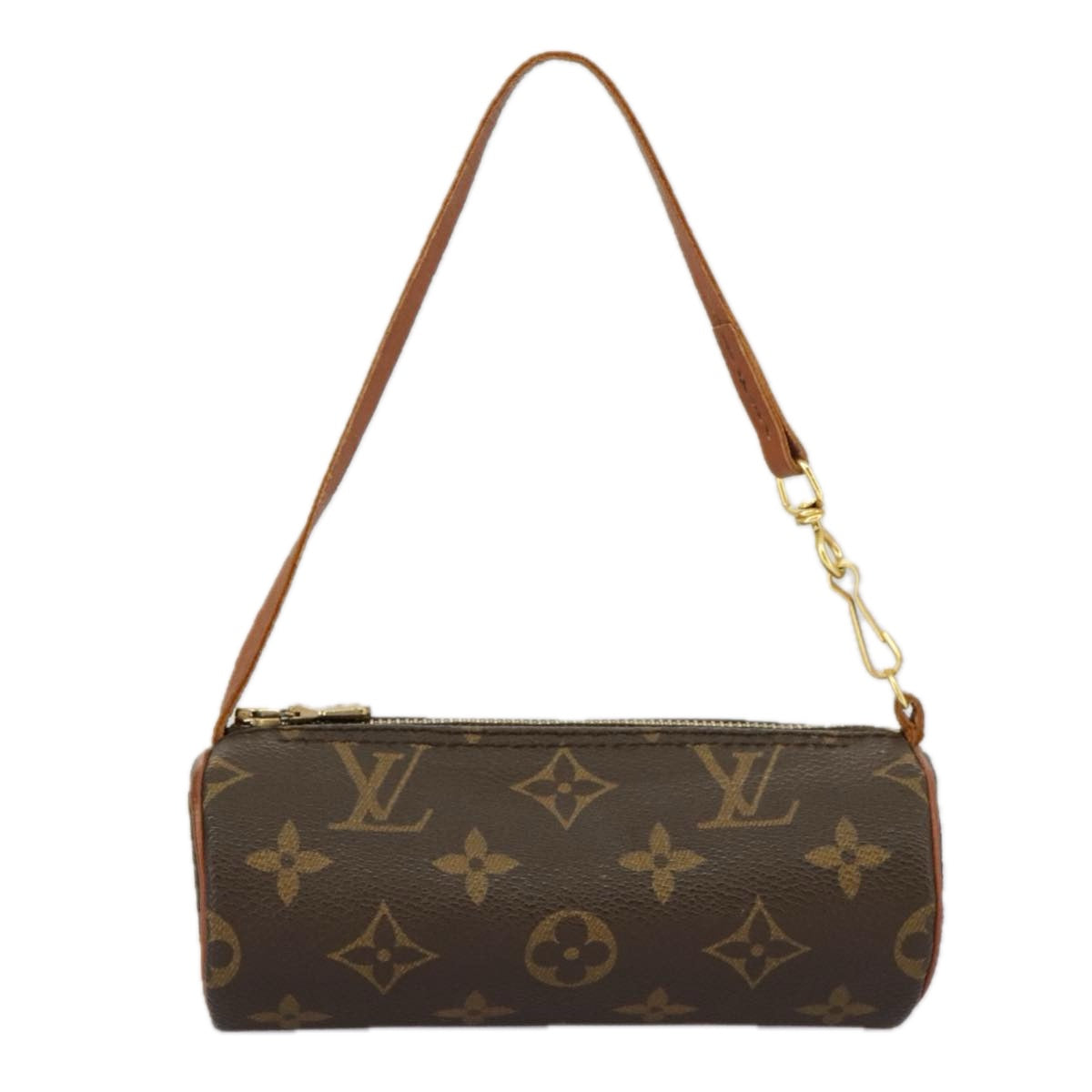 LOUIS VUITTON Monogram Papillon Pouch LV Auth 96927