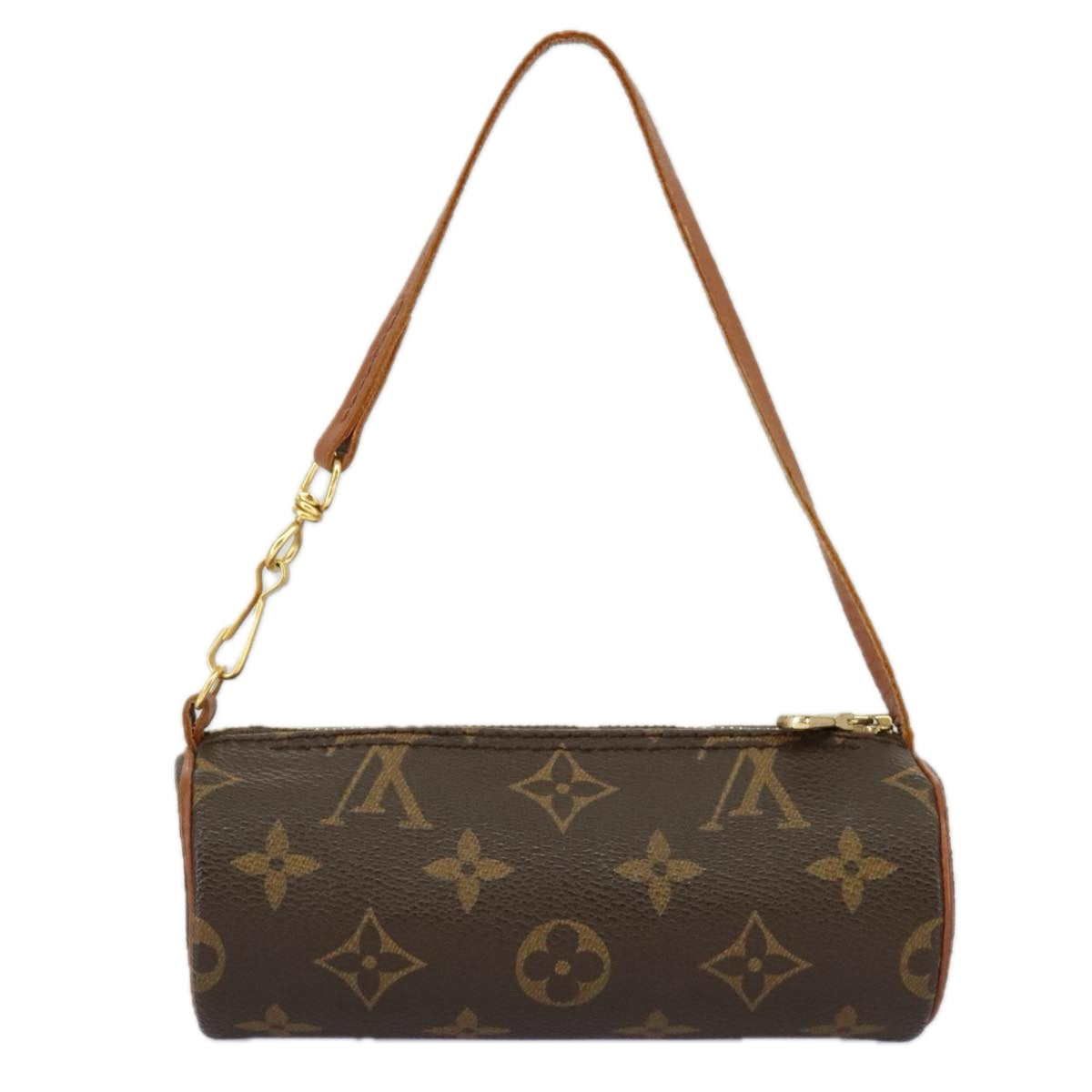 LOUIS VUITTON Monogram Papillon Pouch LV Auth 96927