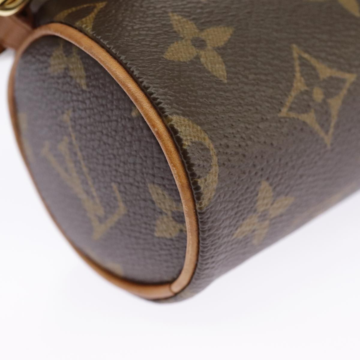 LOUIS VUITTON Monogram Papillon Pouch Pouch LV Auth 96928