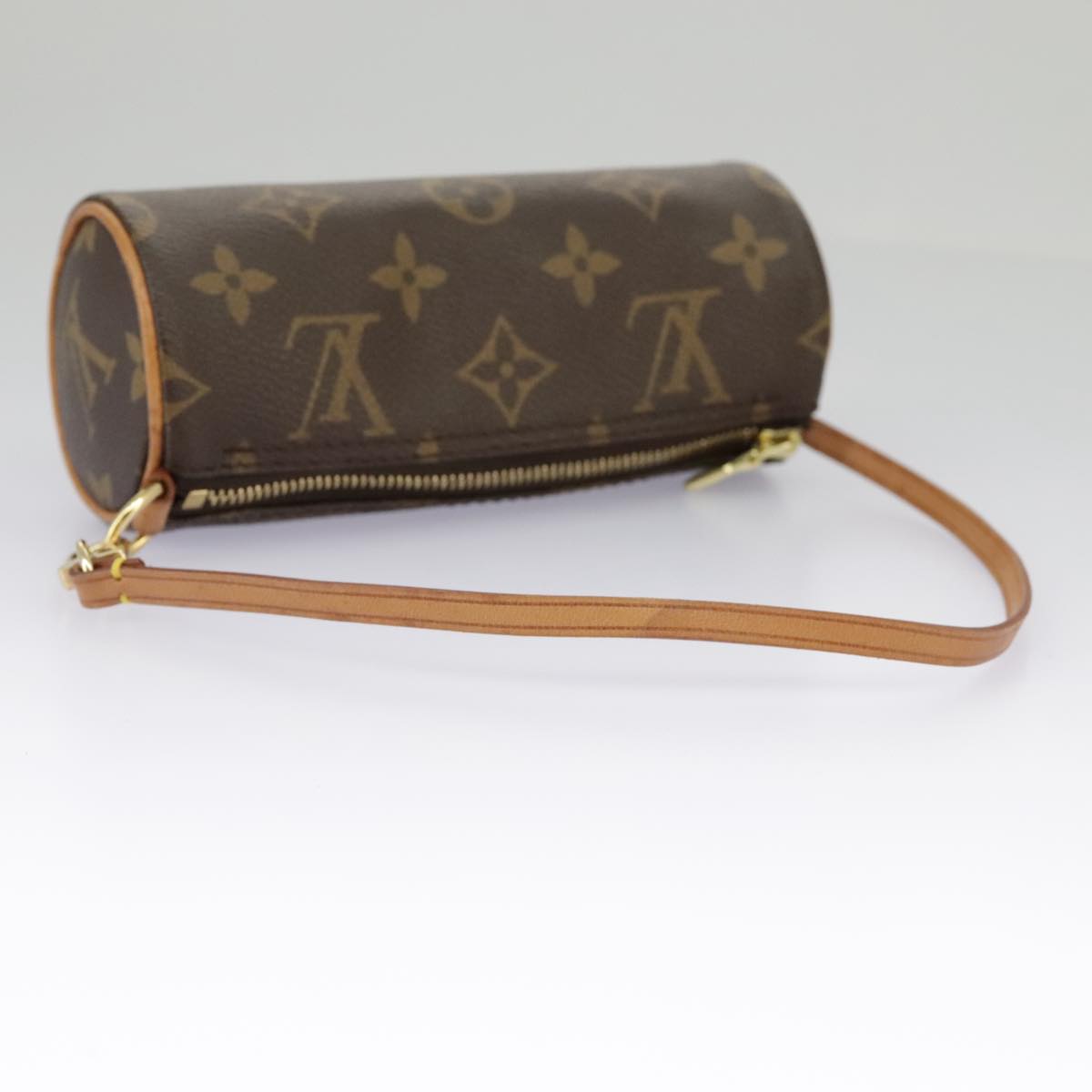 LOUIS VUITTON Monogram Papillon Pouch Pouch LV Auth 96928