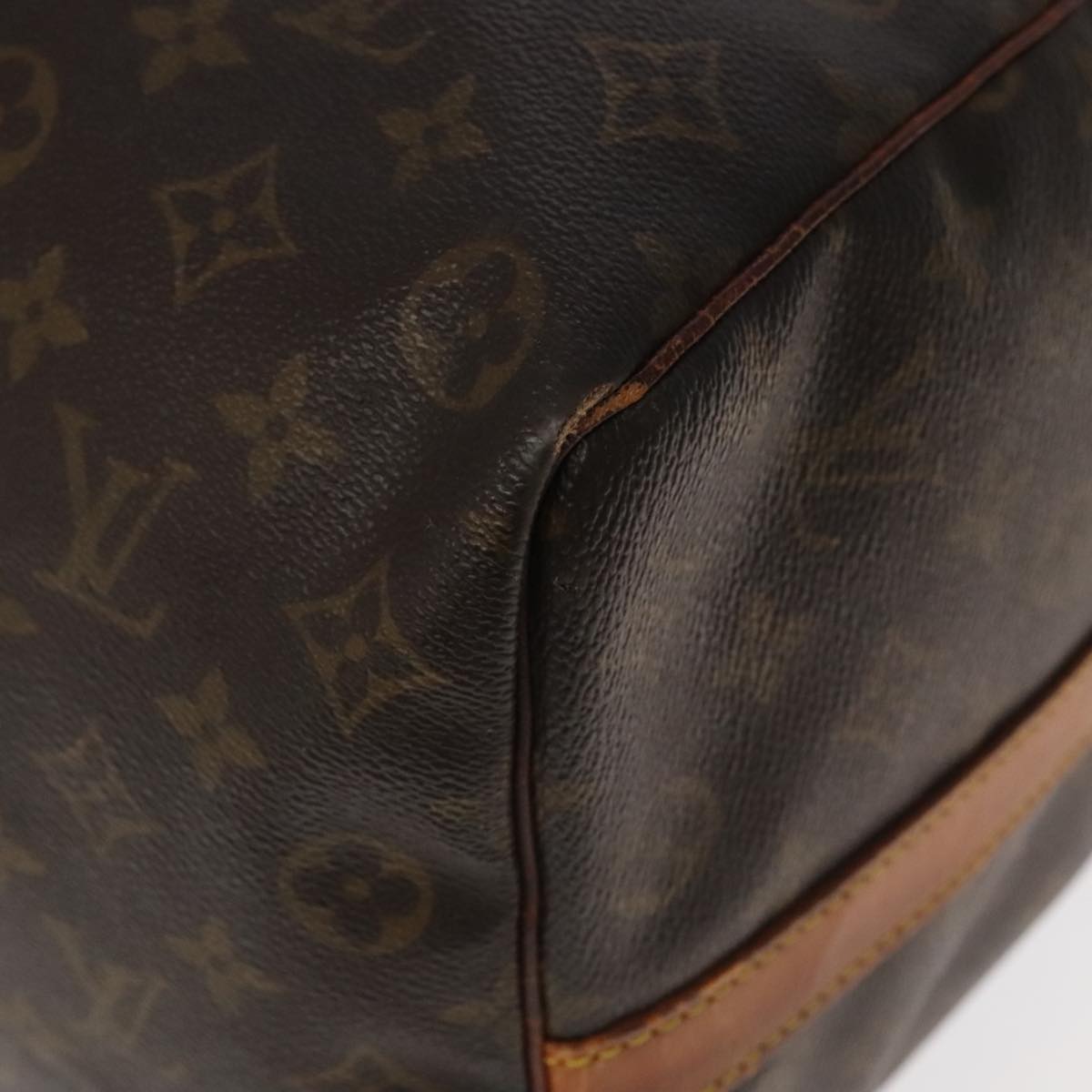 LOUIS VUITTON Monogram Keepall Bandouliere 50 Boston Bag M41416 LV Auth 96963