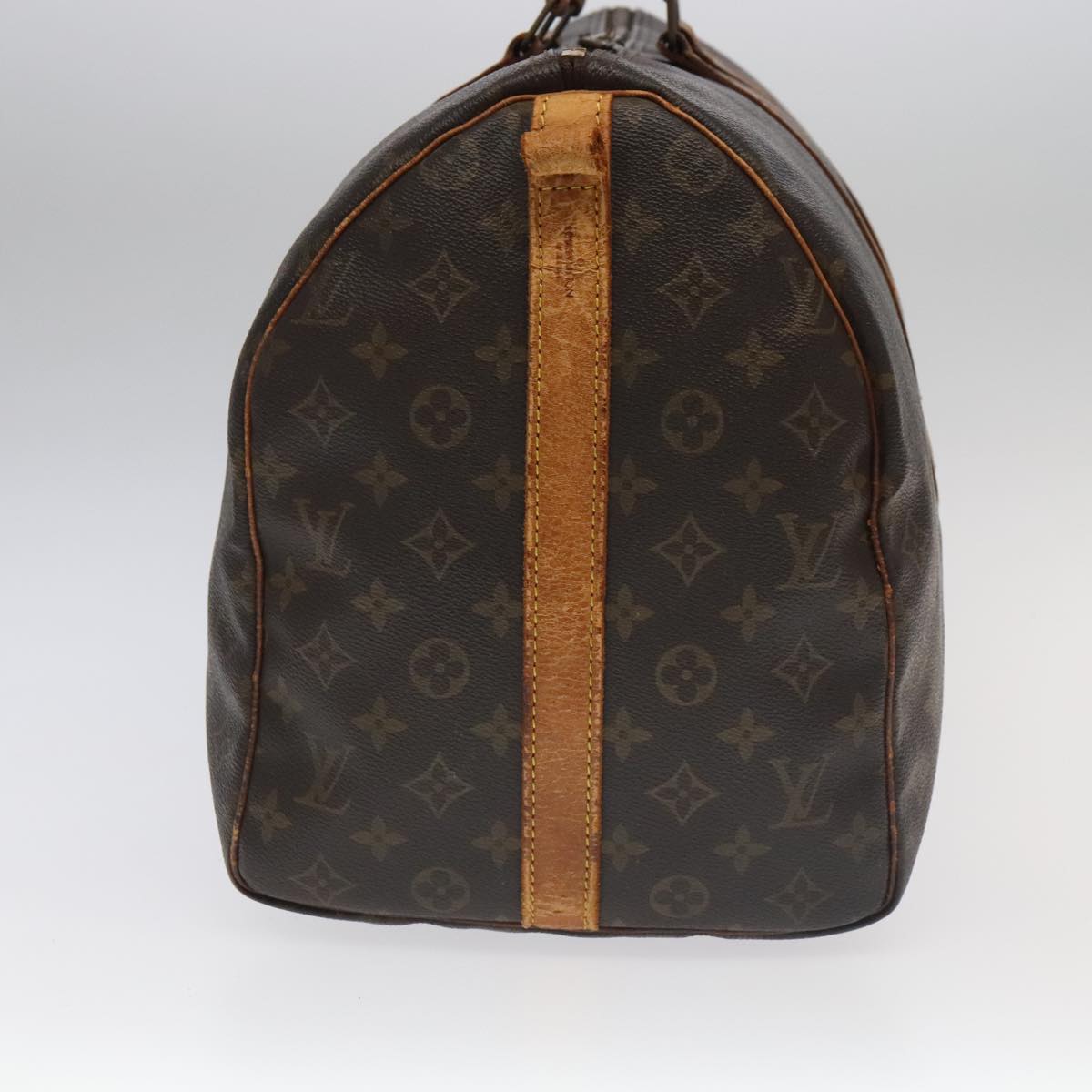 LOUIS VUITTON Monogram Keepall Bandouliere 50 Boston Bag M41416 LV Auth 96963