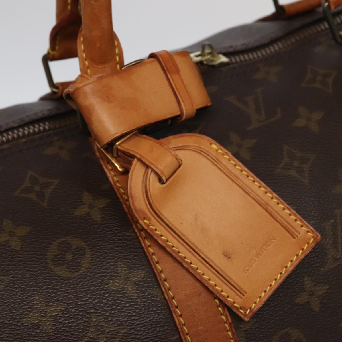 LOUIS VUITTON Monogram Keepall 60 Boston Bag M41422 LV Auth 96964