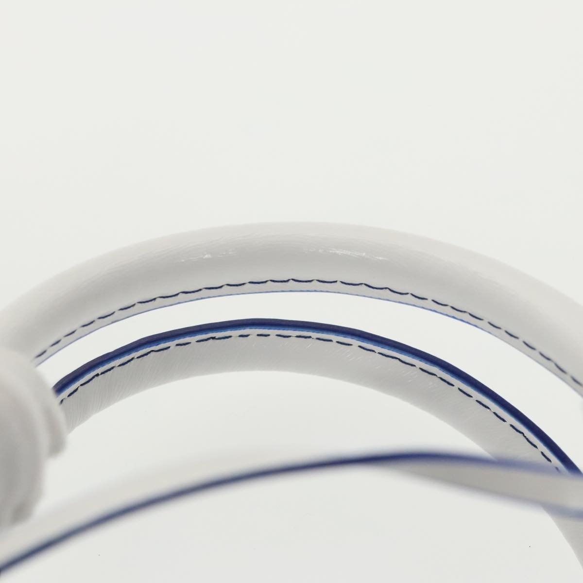 FENDI Zucca Canvas Hand Bag Blue Gold Auth 97002AV