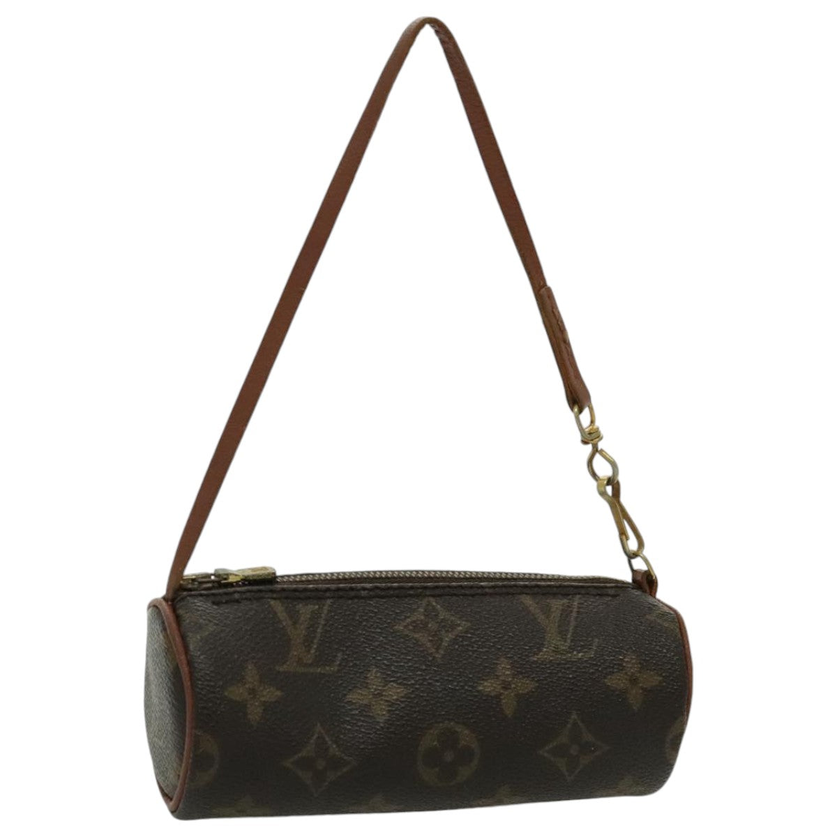 LOUIS VUITTON Monogram Papillon Pouch LV Auth 97093