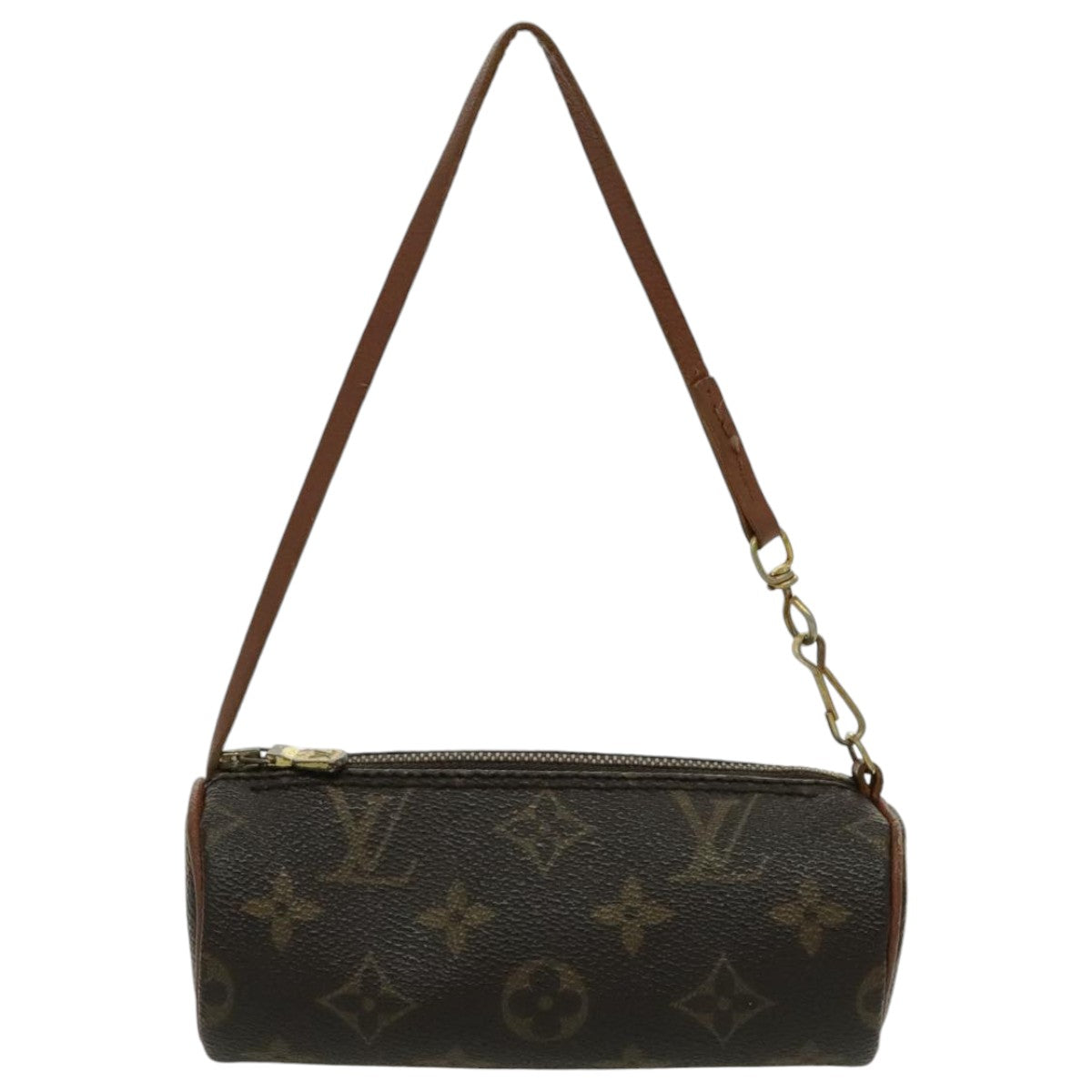 LOUIS VUITTON Monogram Papillon Pouch LV Auth 97093