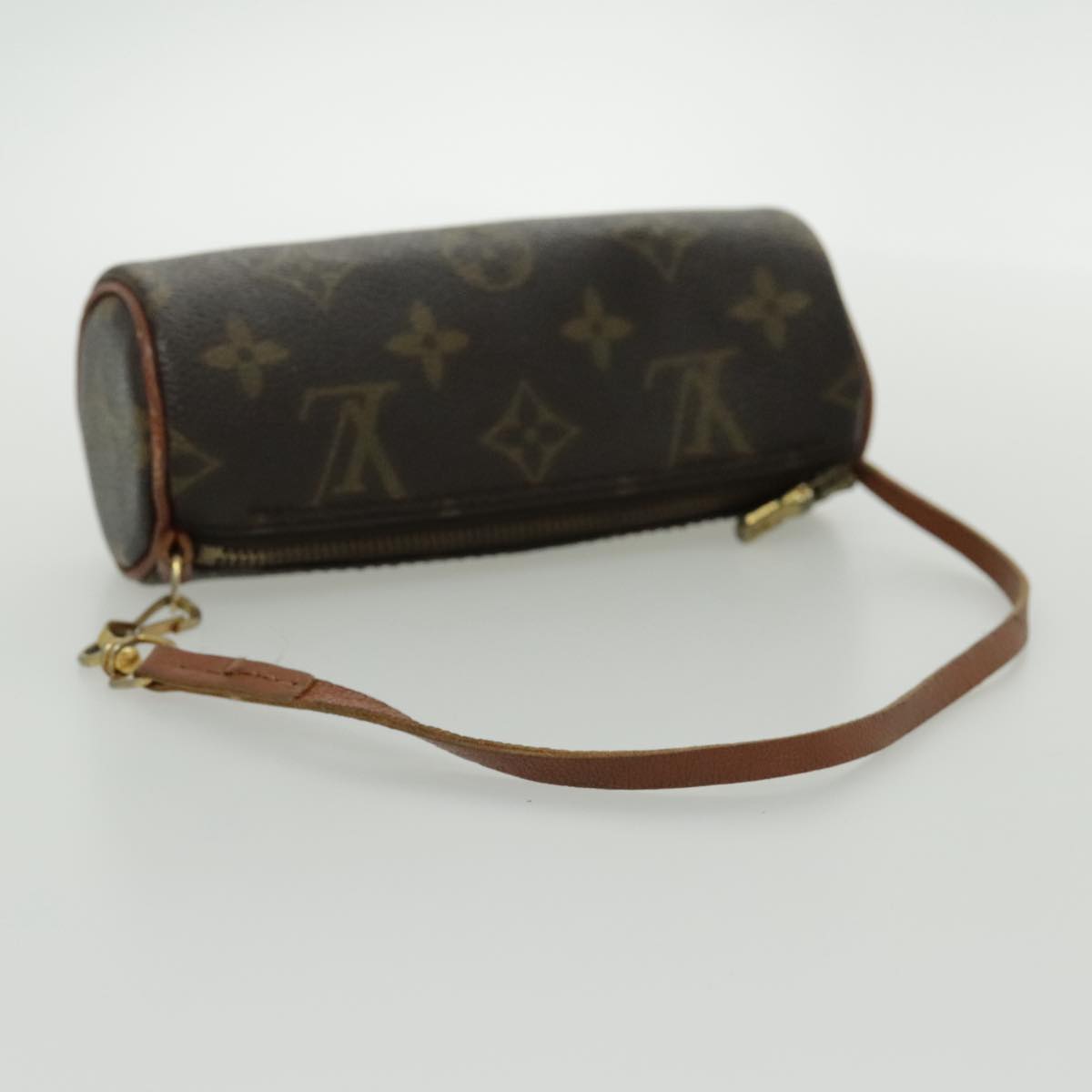 LOUIS VUITTON Monogram Papillon Pouch LV Auth 97093