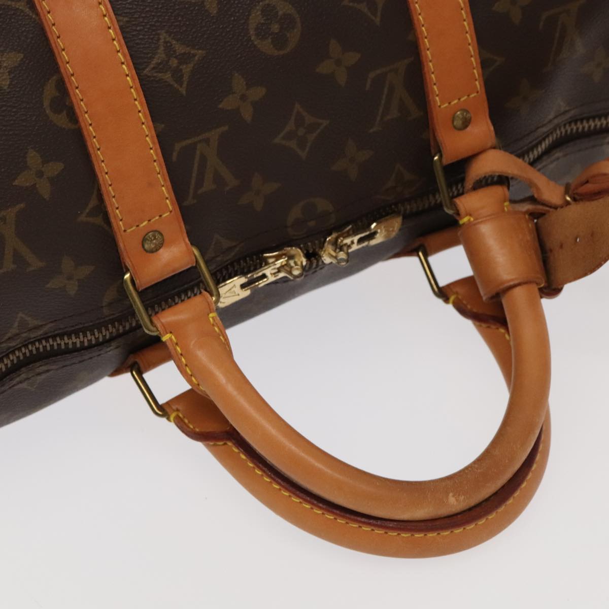 LOUIS VUITTON Monogram Keepall 50 Boston Bag M41426 LV Auth 97103