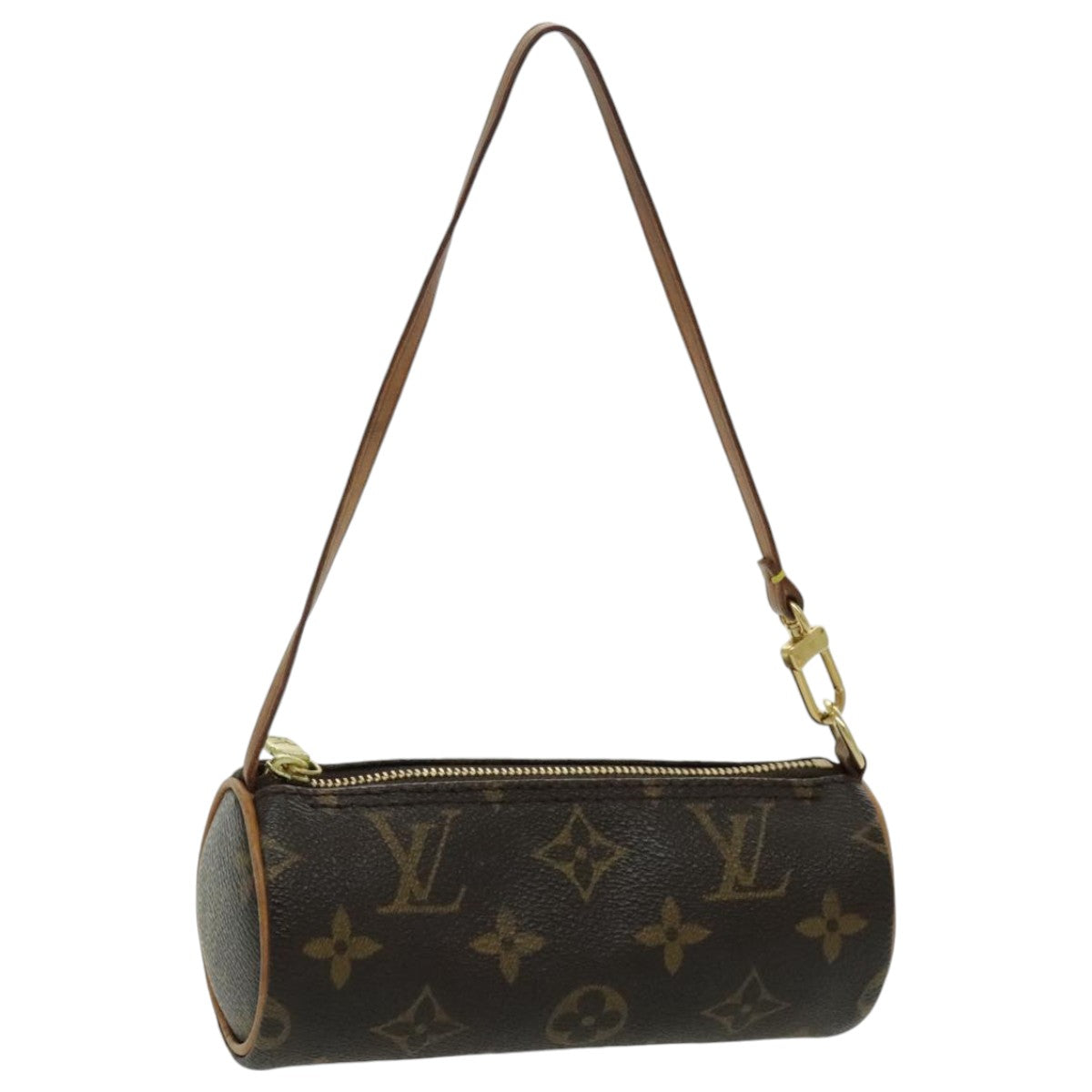 LOUIS VUITTON Monogram Papillon Pouch LV Auth 97142