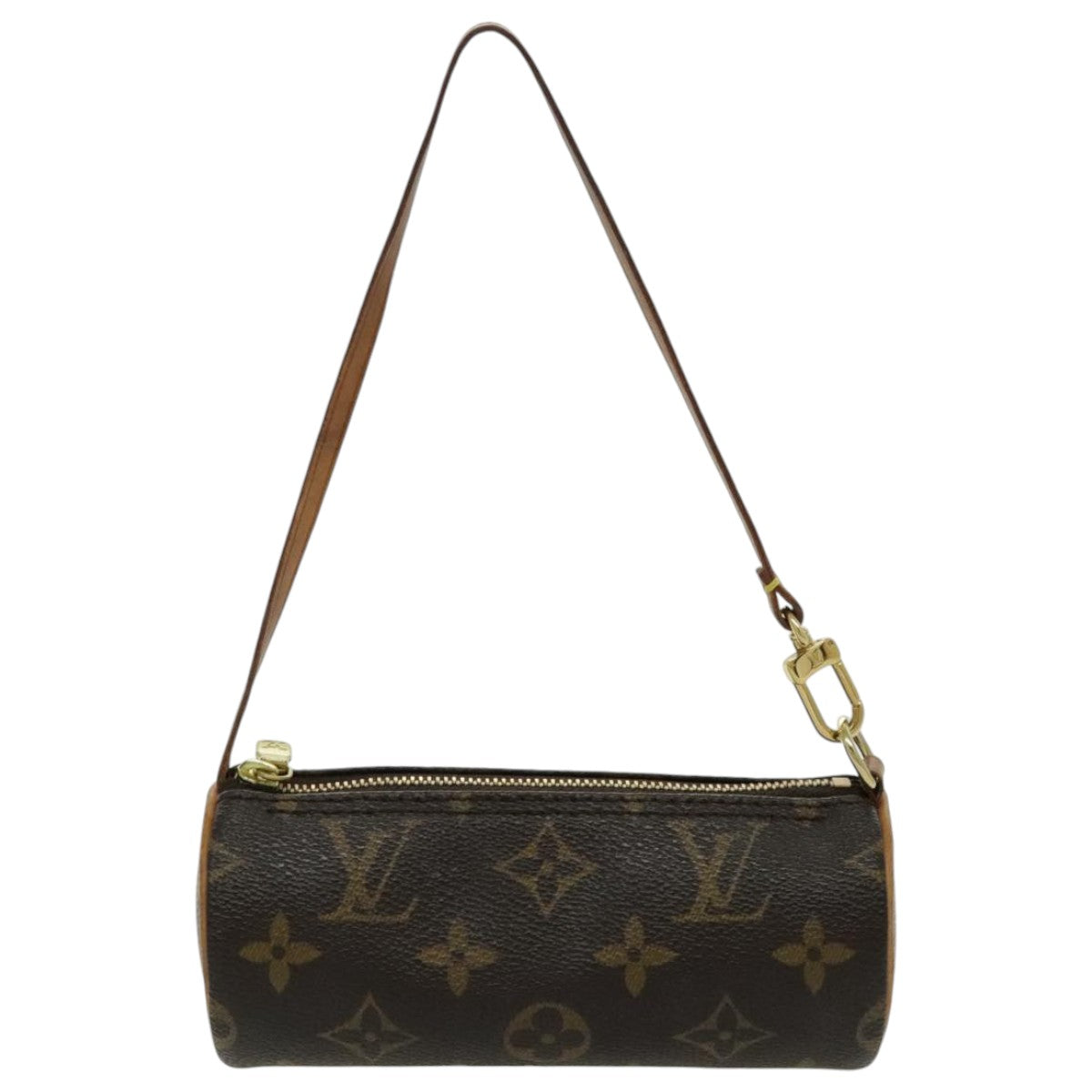 LOUIS VUITTON Monogram Papillon Pouch LV Auth 97142