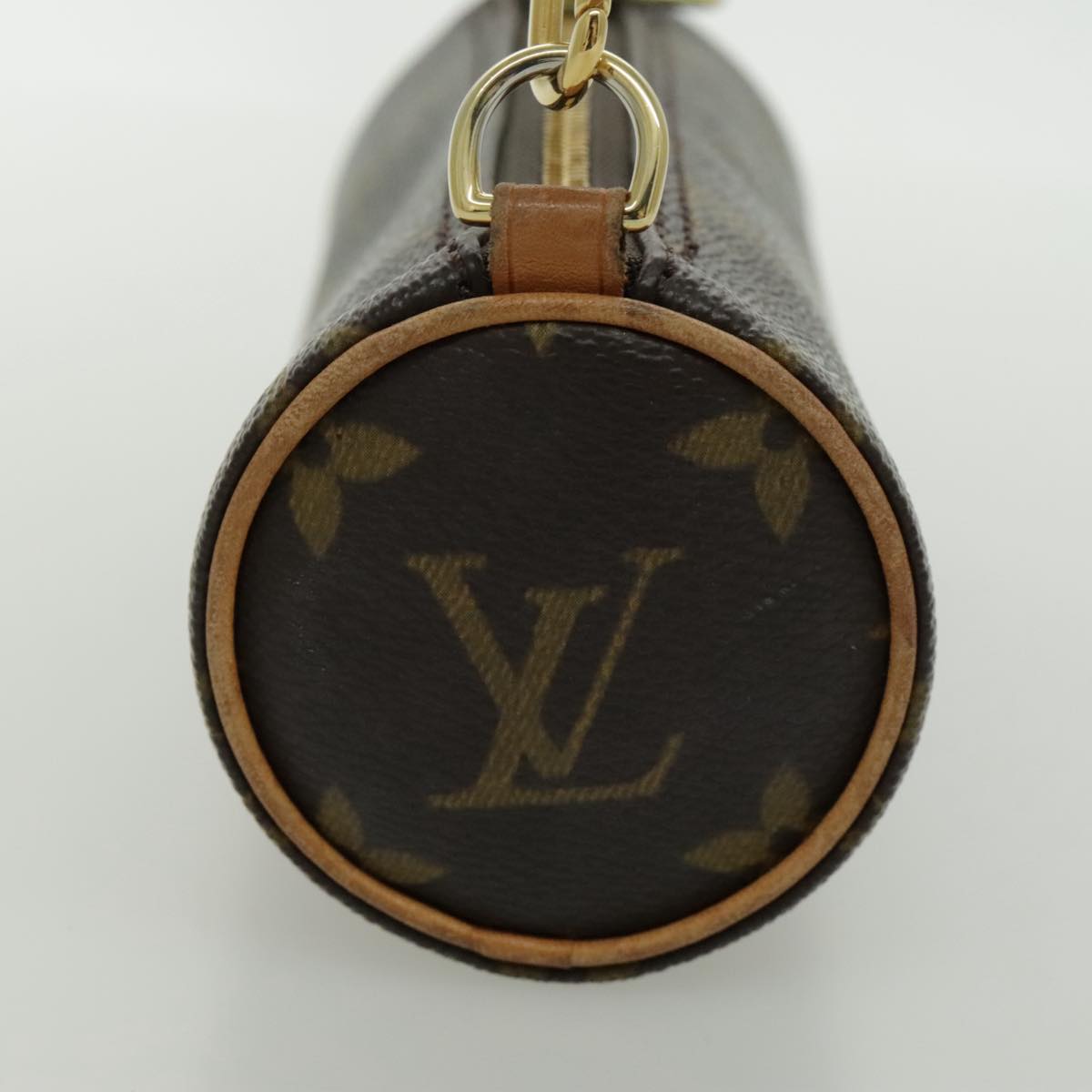 LOUIS VUITTON Monogram Papillon Pouch LV Auth 97142