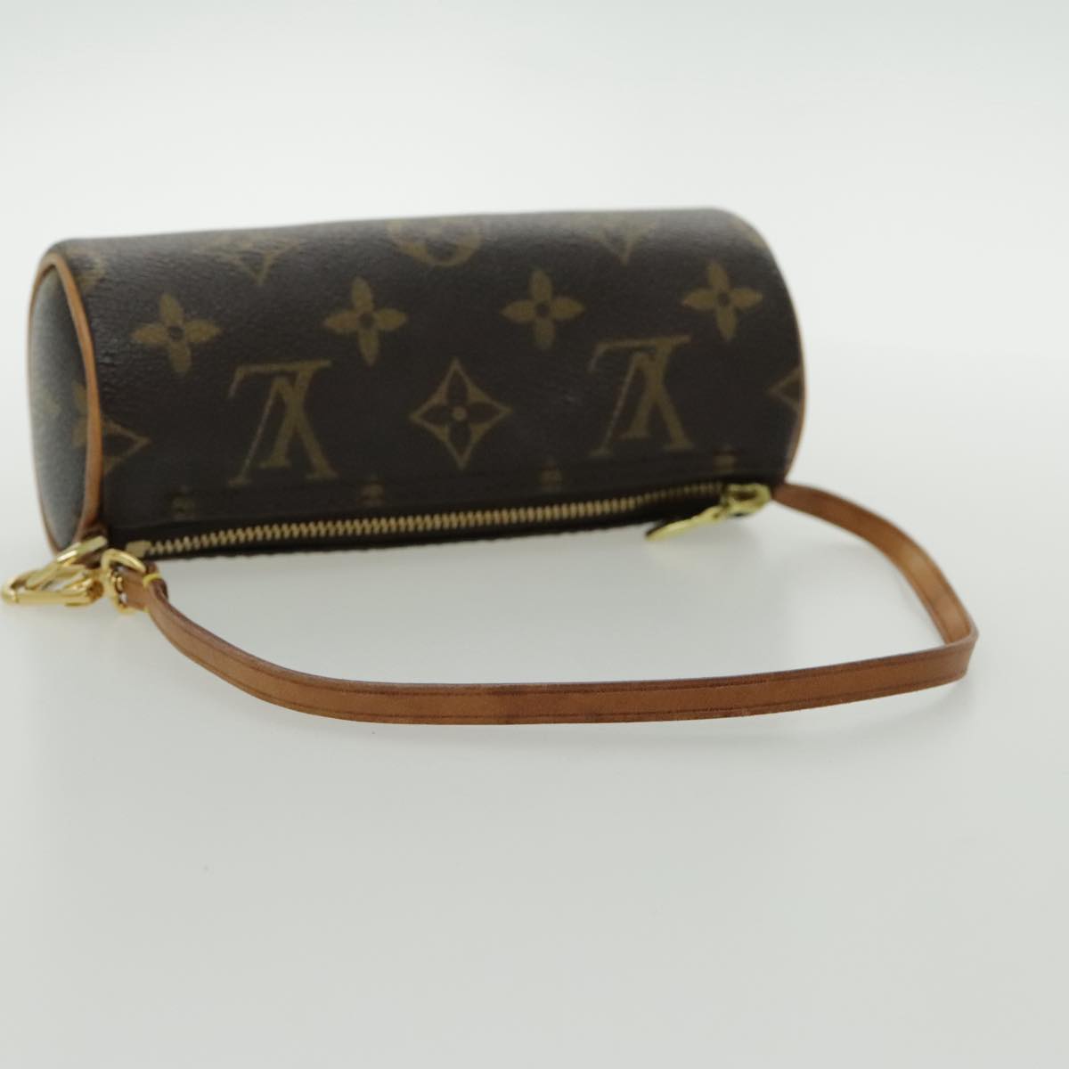 LOUIS VUITTON Monogram Papillon Pouch LV Auth 97142