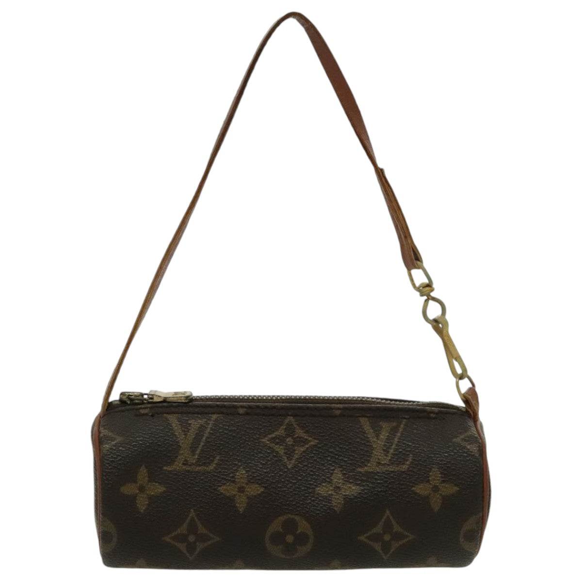 LOUIS VUITTON Monogram Papillon Pouch LV Auth 97149