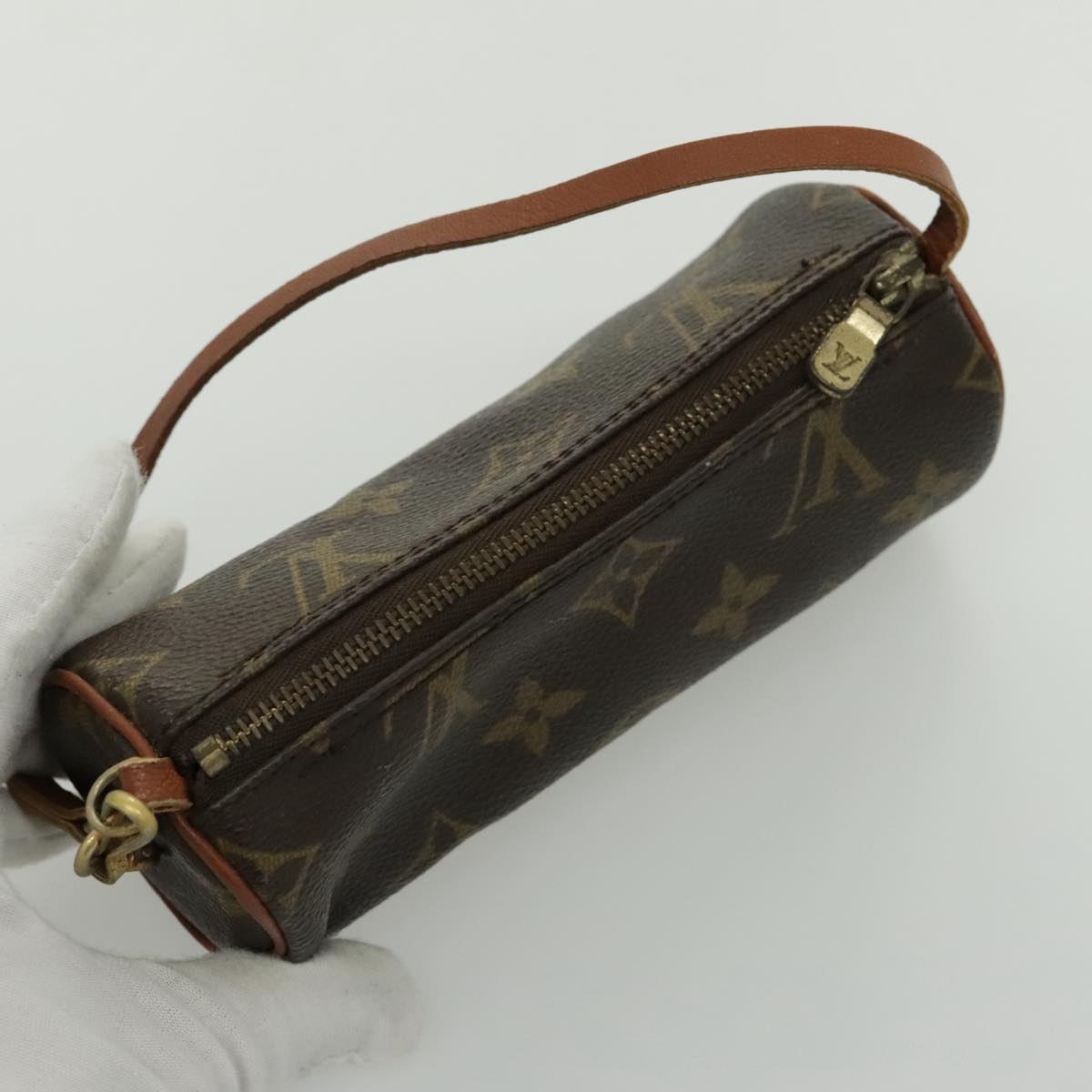 LOUIS VUITTON Monogram Papillon Pouch LV Auth 97149