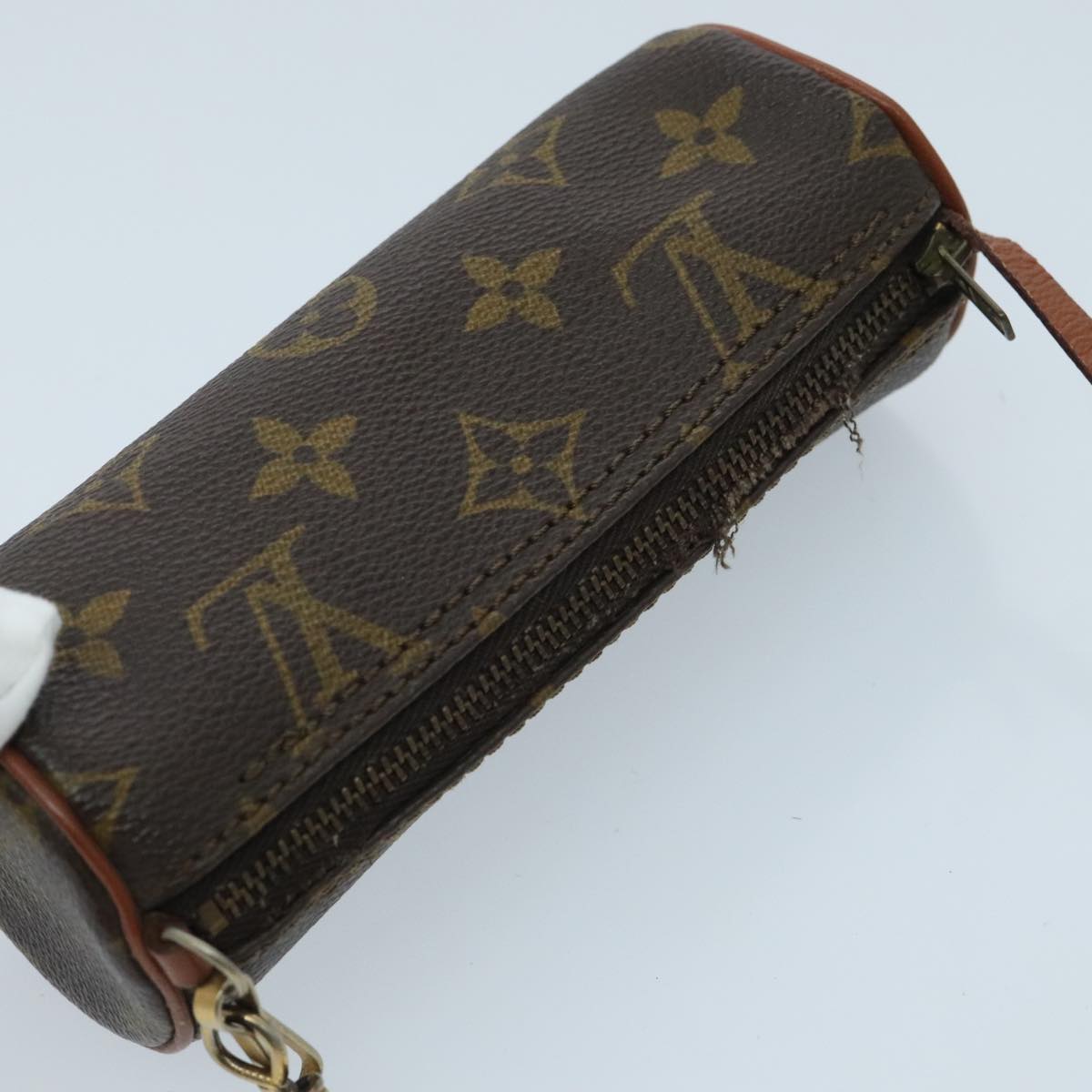 LOUIS VUITTON Monogram Papillon Pouch Pouch LV Auth 97152