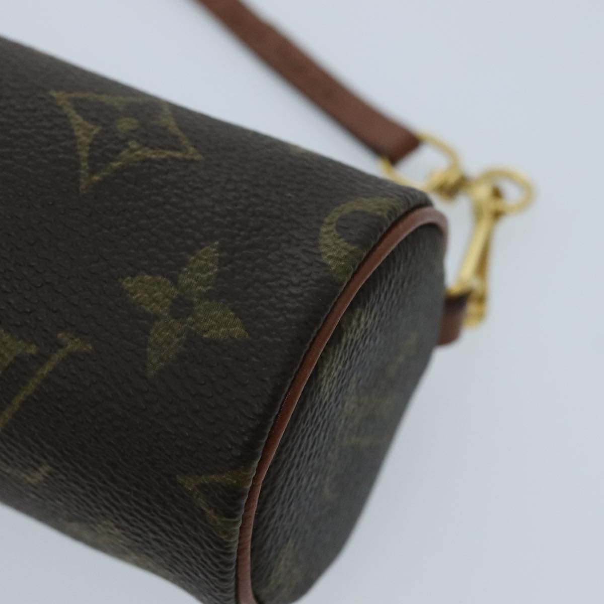 LOUIS VUITTON Monogram Papillon Pouch LV Auth 97174