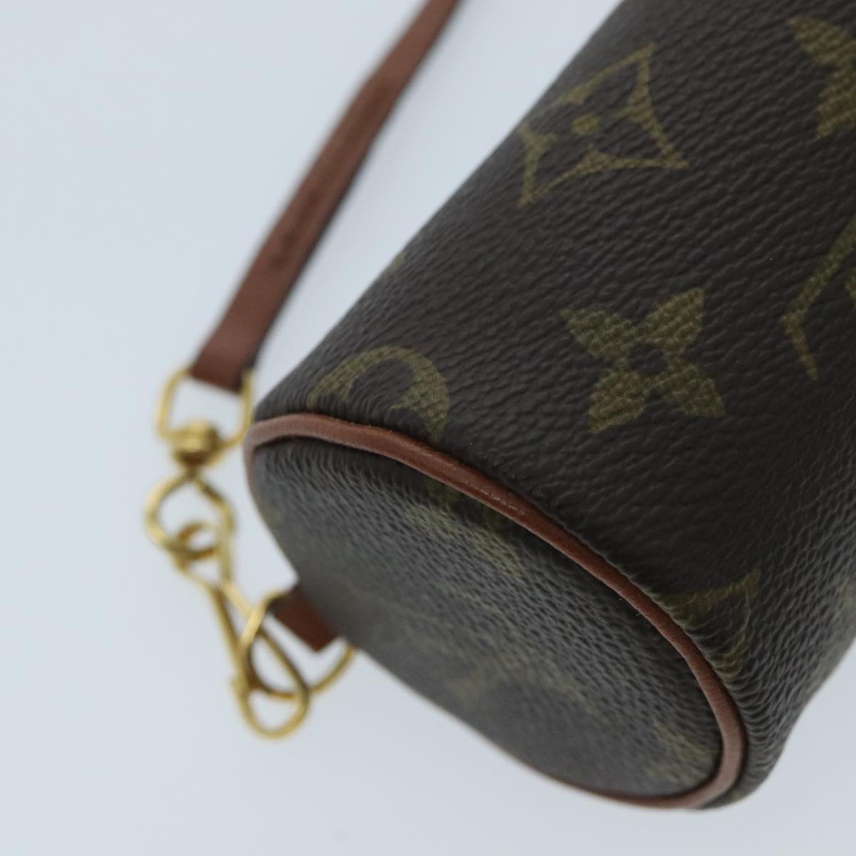 LOUIS VUITTON Monogram Papillon Pouch LV Auth 97174