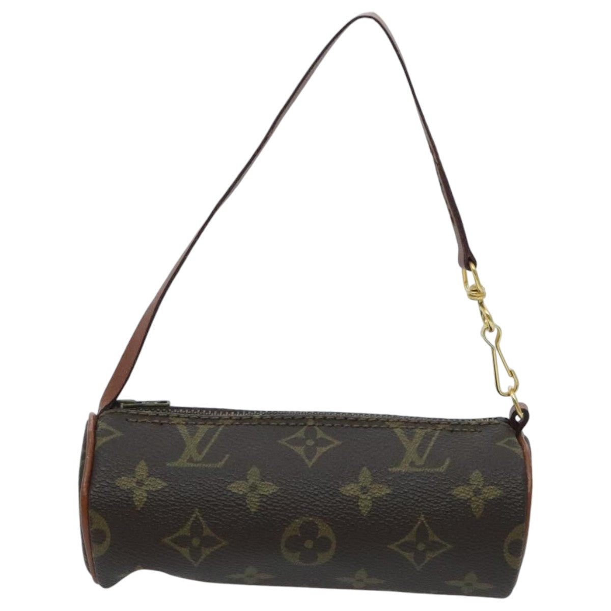 LOUIS VUITTON Monogram Papillon Pouch LV Auth 97174