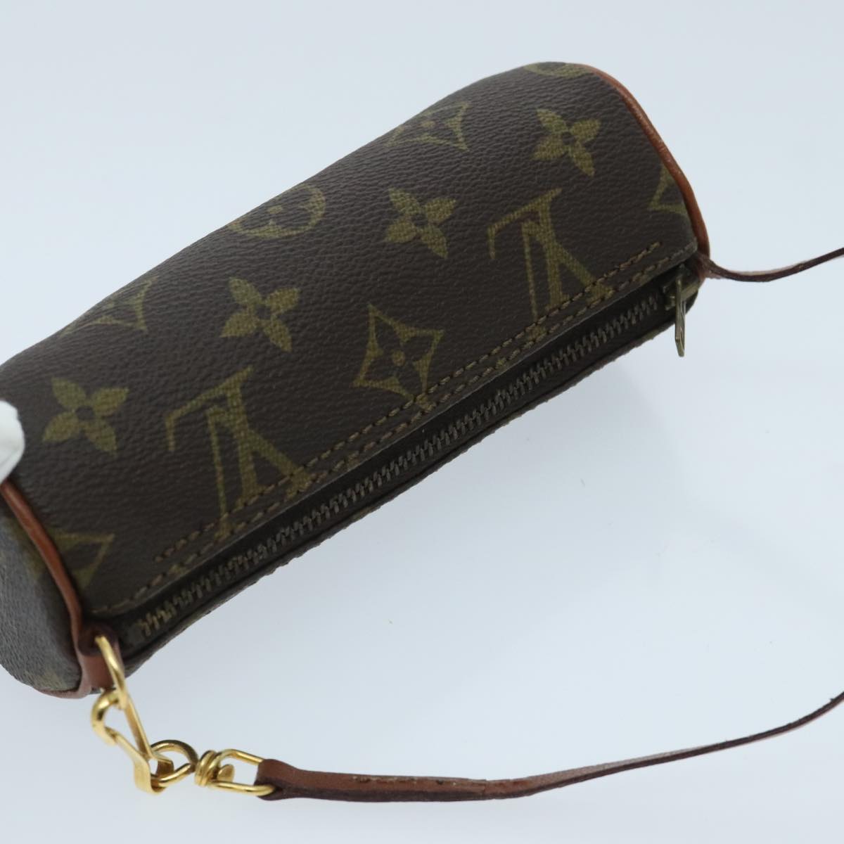 LOUIS VUITTON Monogram Papillon Pouch LV Auth 97174