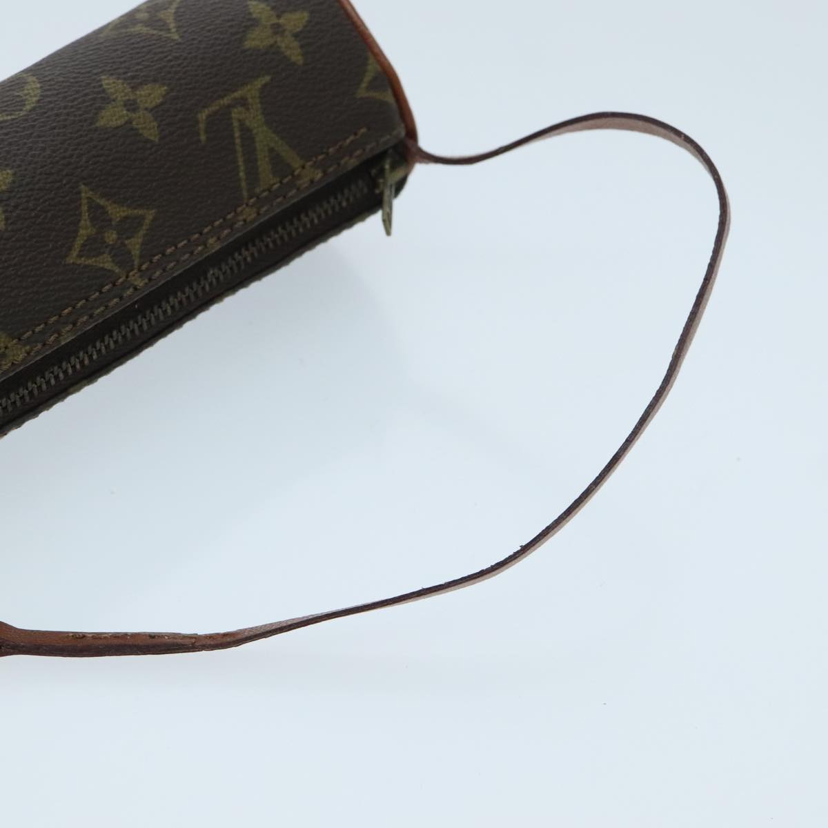 LOUIS VUITTON Monogram Papillon Pouch LV Auth 97174