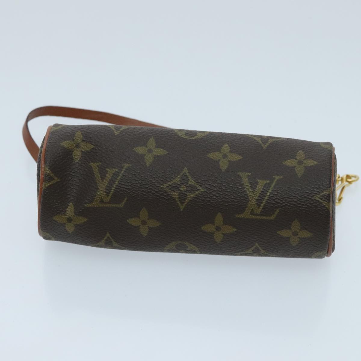 LOUIS VUITTON Monogram Papillon Pouch LV Auth 97174