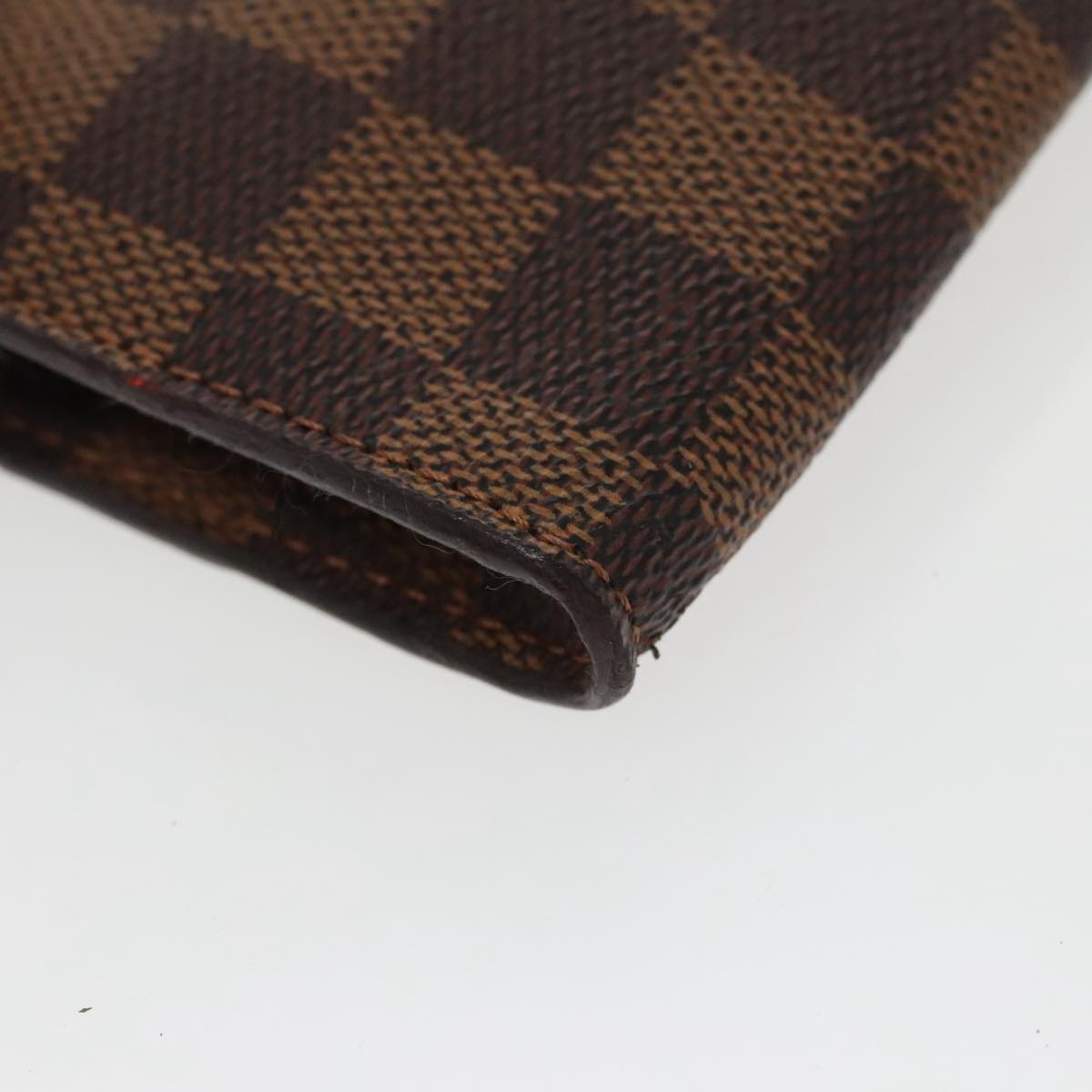 LOUIS VUITTON Damier Ebene Marais Pouch LV Auth 97183