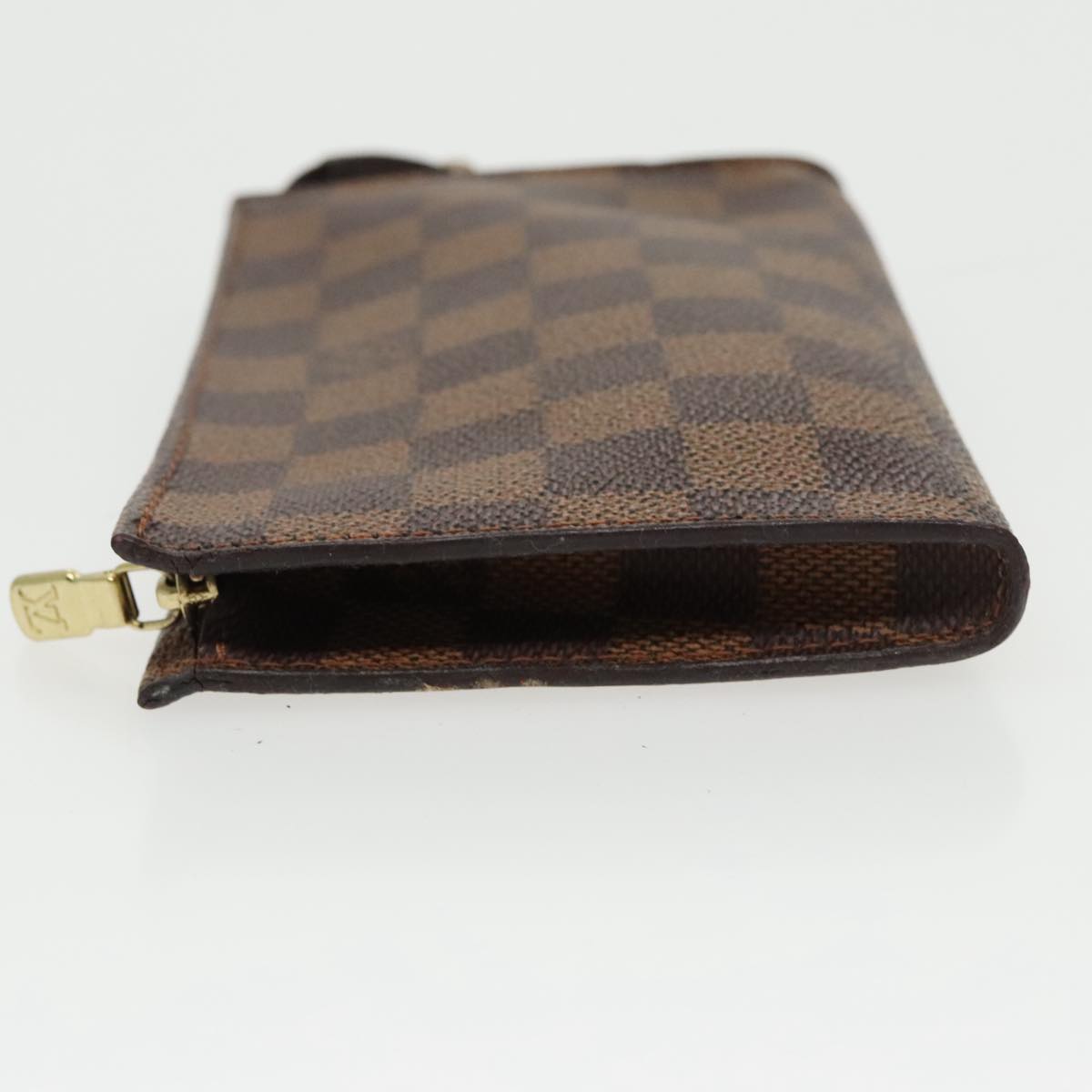 LOUIS VUITTON Damier Ebene Marais Pouch LV Auth 97183