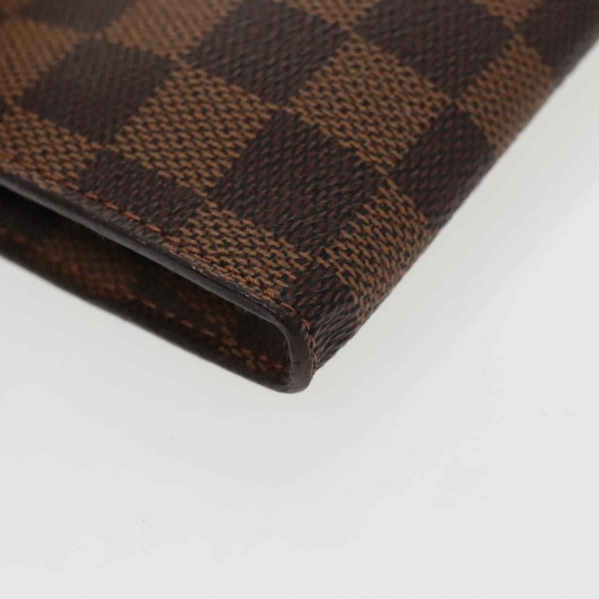 LOUIS VUITTON Damier Ebene Marais Pouch LV Auth 97183