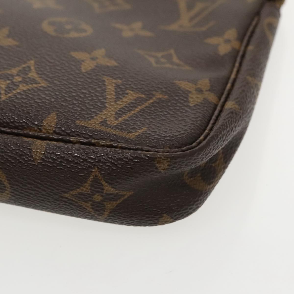 LOUIS VUITTON Monogram Pochette Accessoires Pouch M51980 LV Auth 97188