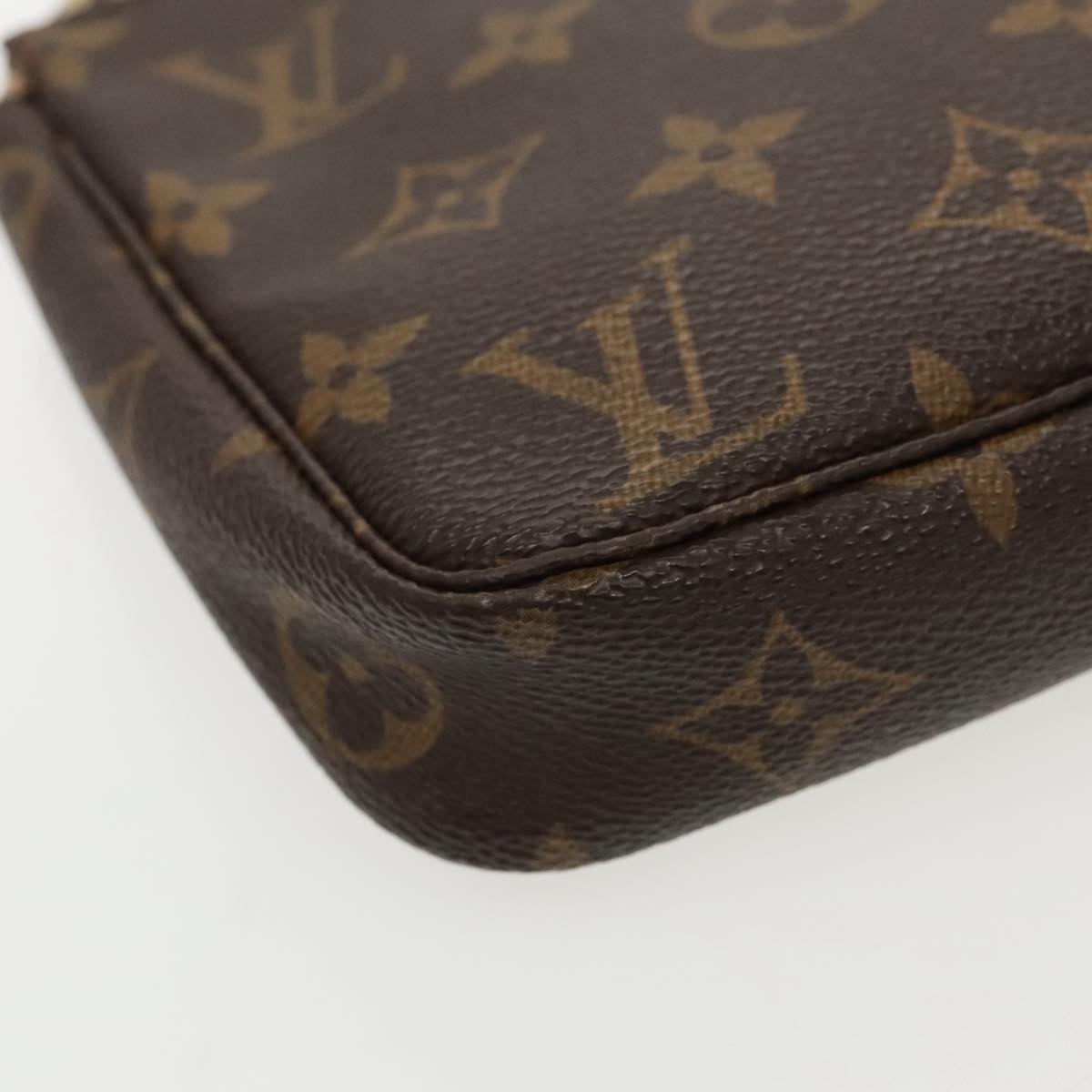 LOUIS VUITTON Monogram Pochette Accessoires Pouch M51980 LV Auth 97188