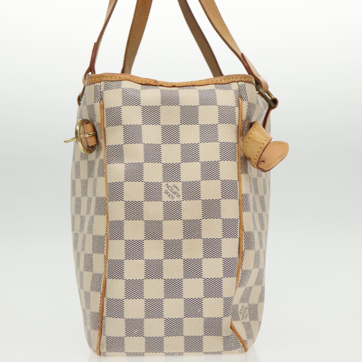 LOUIS VUITTON Damier Azur Batignolles Horizontal Tote Bag N48172 LV Auth 97190