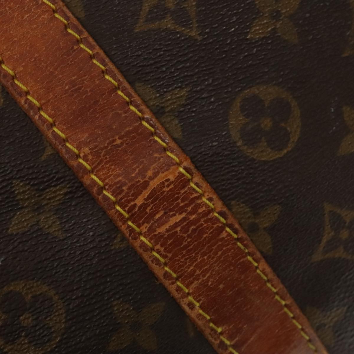 LOUIS VUITTON Monogram Keepall 60 Boston Bag M41422 LV Auth 97203