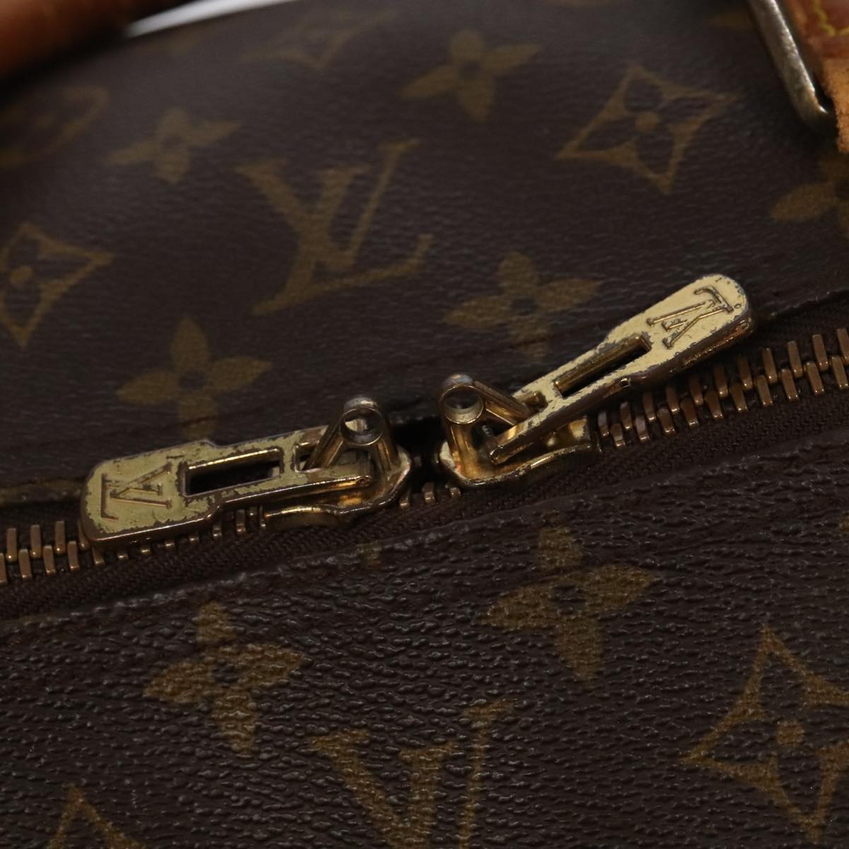 LOUIS VUITTON Monogram Keepall 60 Boston Bag M41422 LV Auth 97203