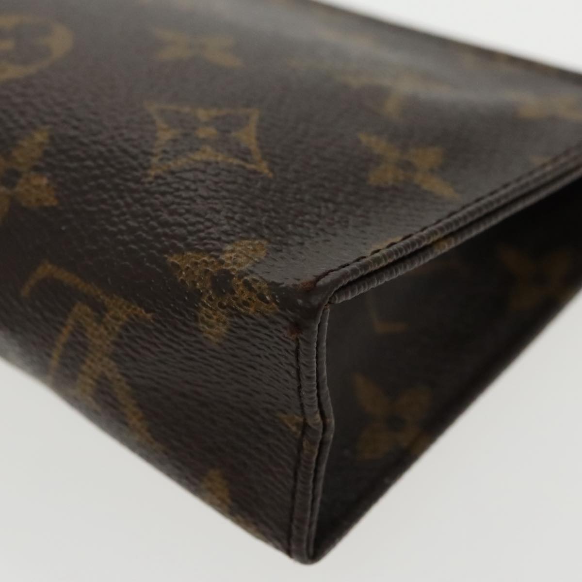 LOUIS VUITTON Monogram Poche Toilette 15 Pouch M47546 LV Auth 97220