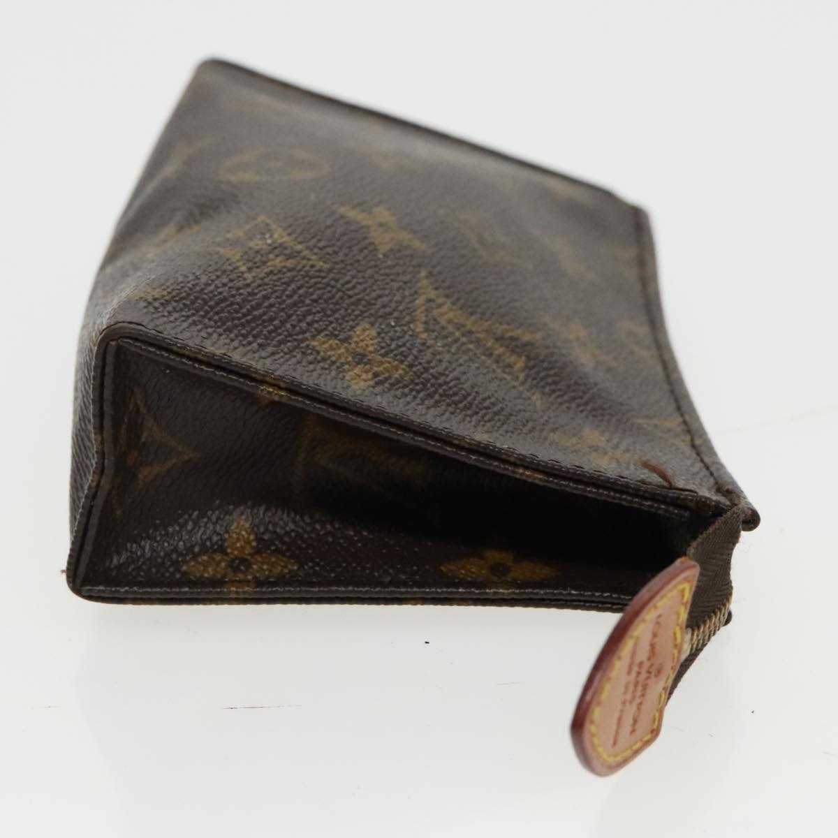 LOUIS VUITTON Monogram Poche Toilette 15 Pouch M47546 LV Auth 97220