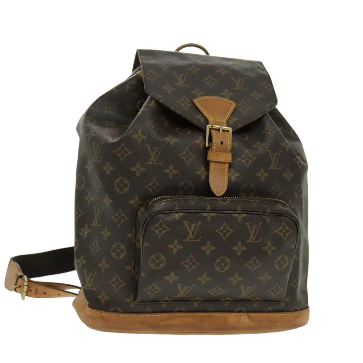 LOUIS VUITTON Monogram Montsouris GM Backpack M51135 LV Auth 97253