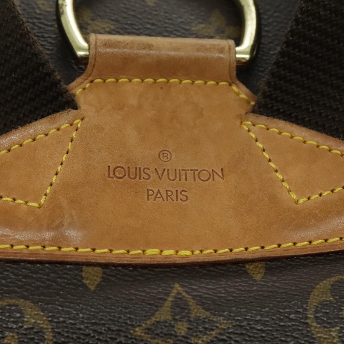 LOUIS VUITTON Monogram Montsouris GM Backpack M51135 LV Auth 97253