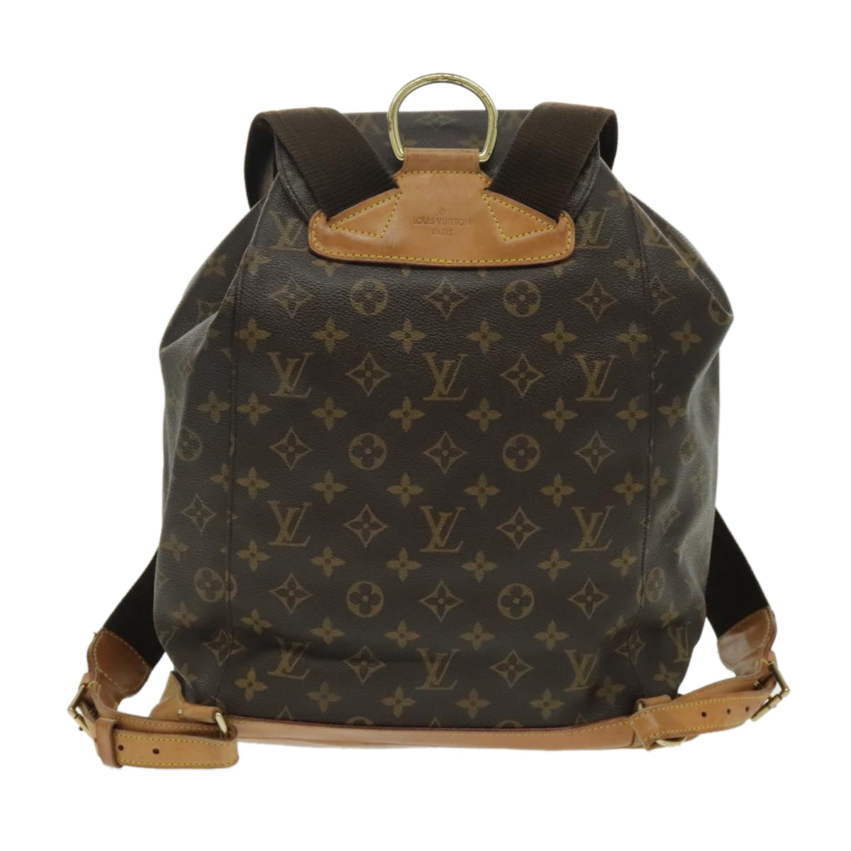 LOUIS VUITTON Monogram Montsouris GM Backpack M51135 LV Auth 97253