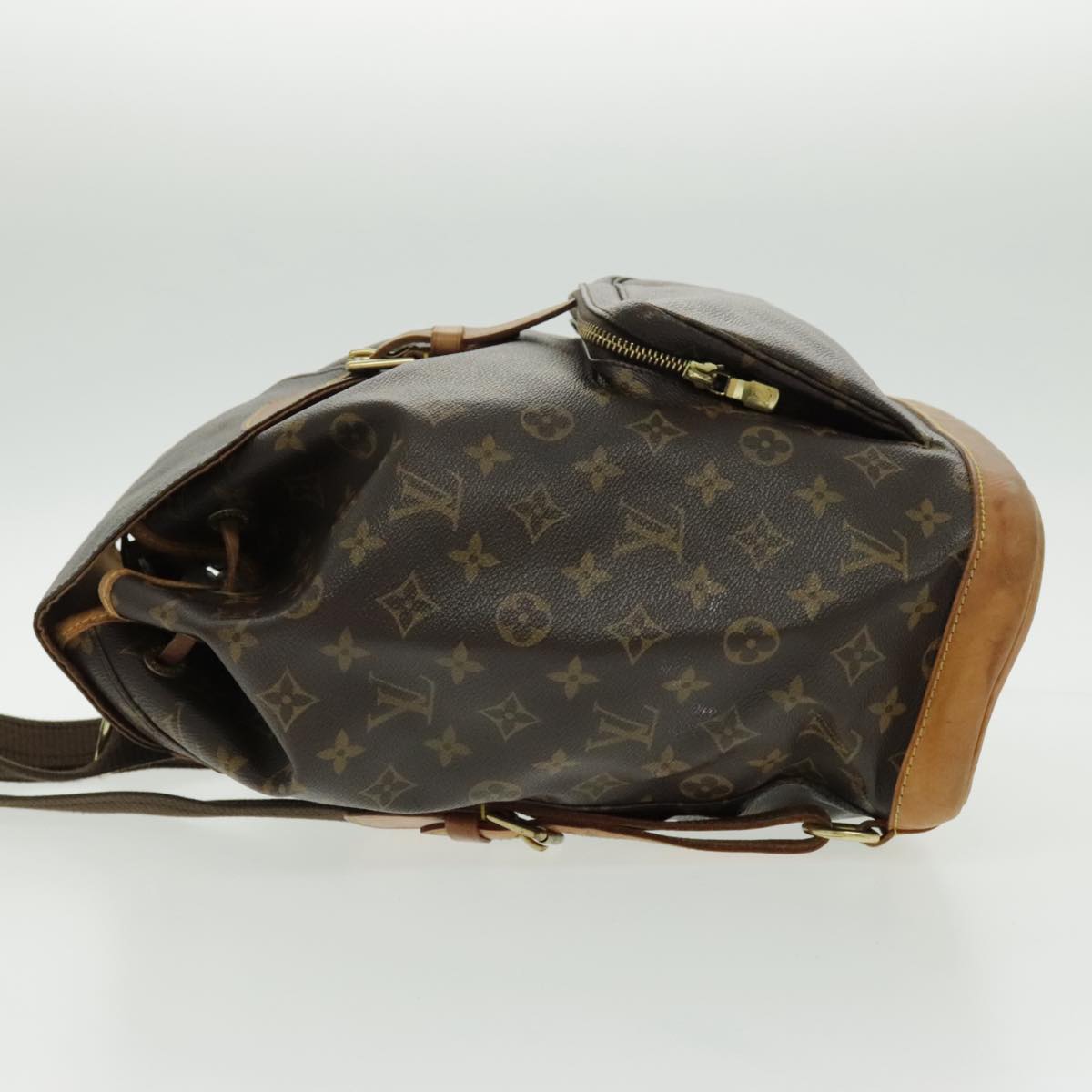 LOUIS VUITTON Monogram Montsouris GM Backpack M51135 LV Auth 97253