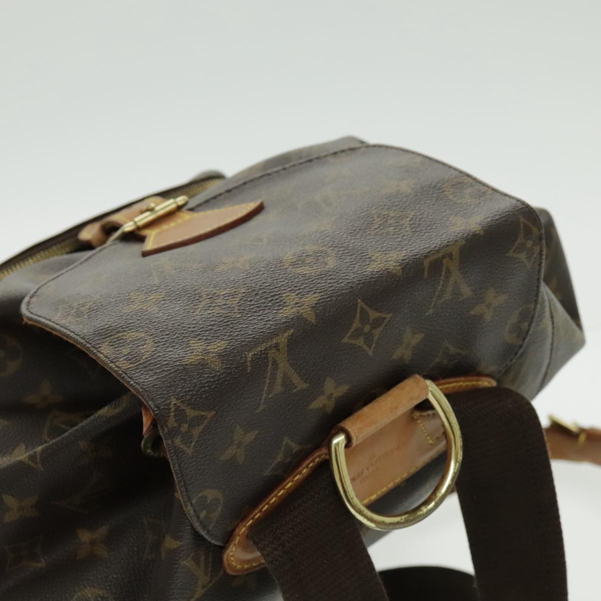 LOUIS VUITTON Monogram Montsouris GM Backpack M51135 LV Auth 97253