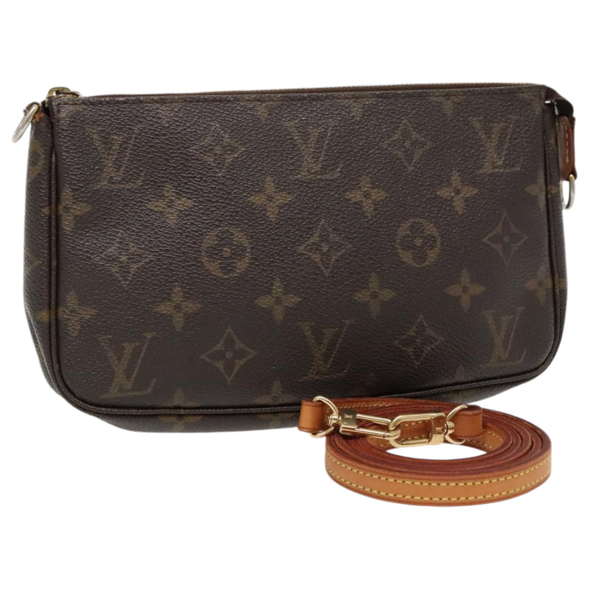 LOUIS VUITTON Monogram Pochette Accessoires Pouch M51980 LV Auth 97268