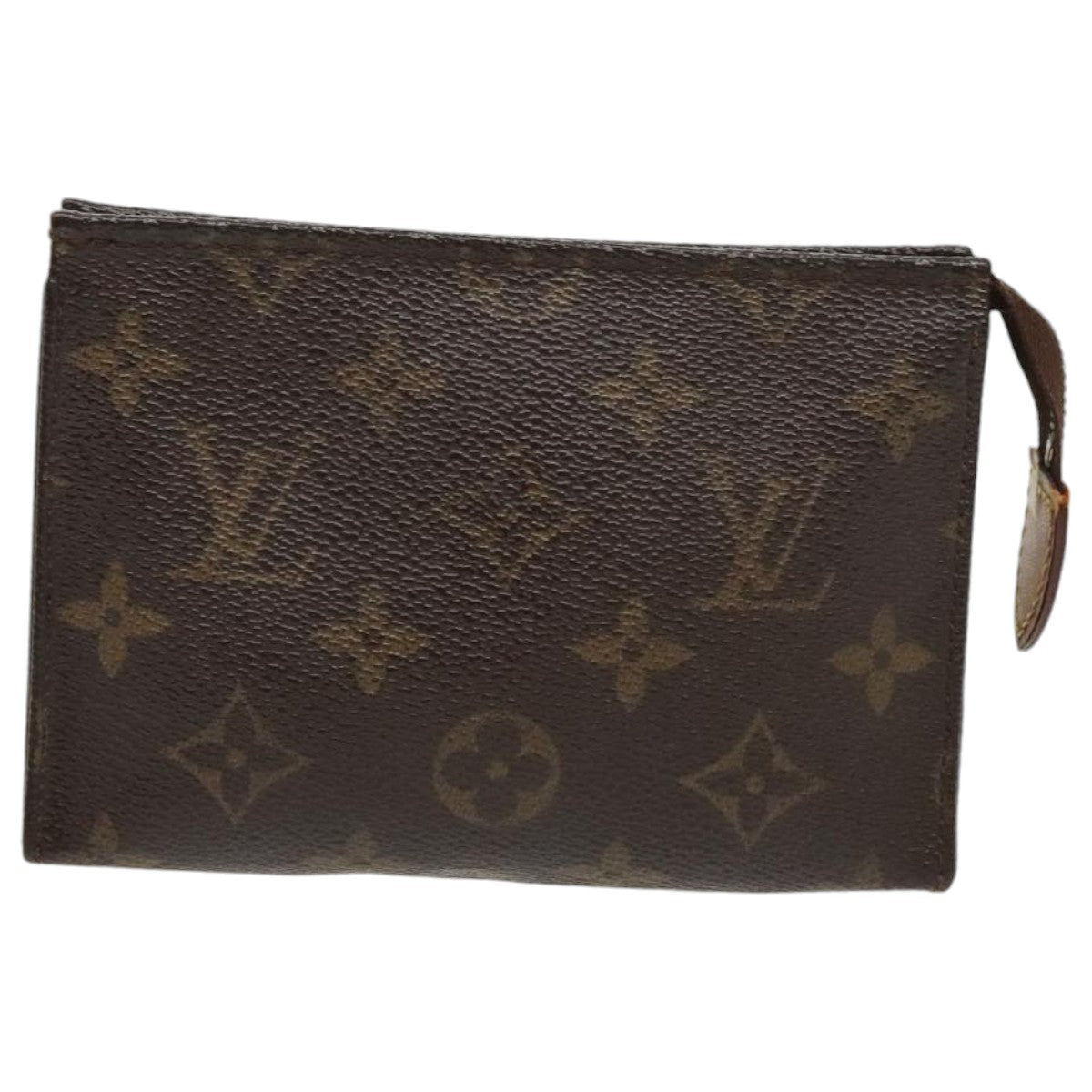 LOUIS VUITTON Monogram Poche Toilette 15 Pouch M47546 LV Auth 97273