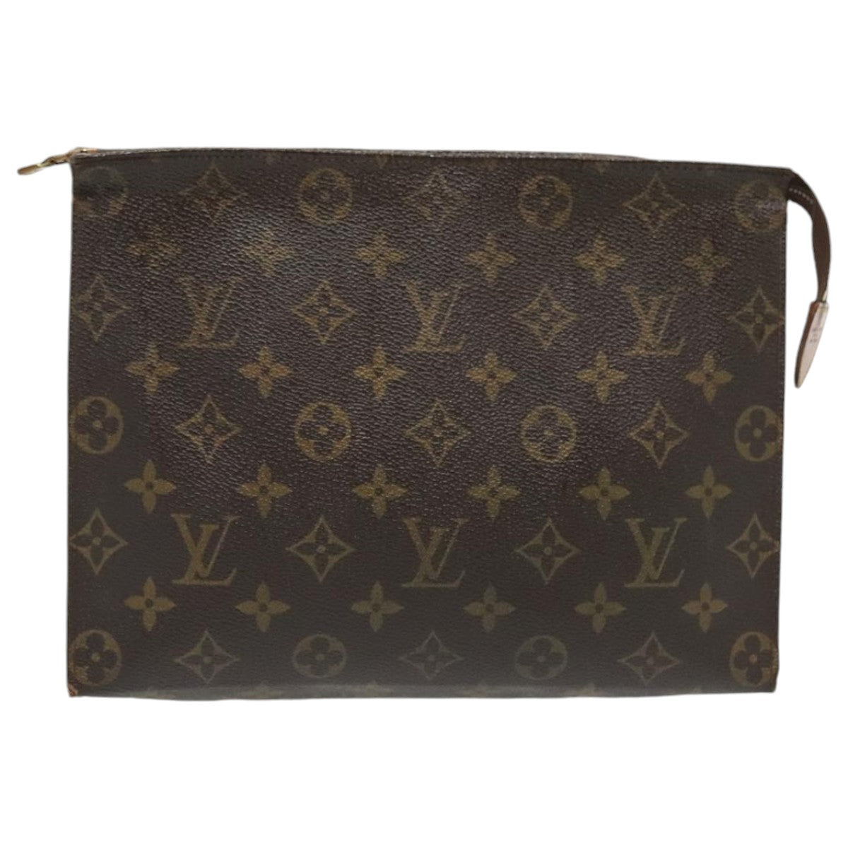 LOUIS VUITTON Monogram Poche Toilette 26 Pouch M47542 LV Auth 97274